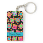 Black with Colorful Quilt Blocks & Personalized