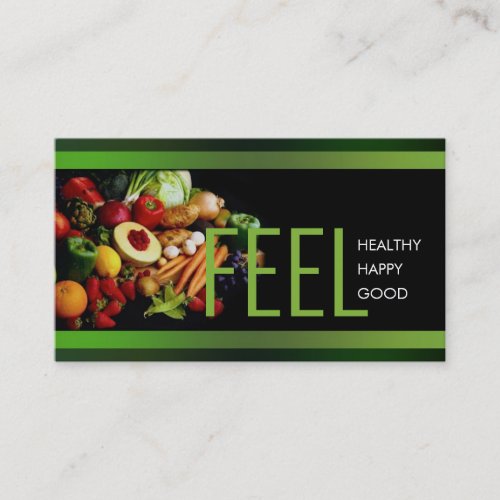 Healthy life  business card