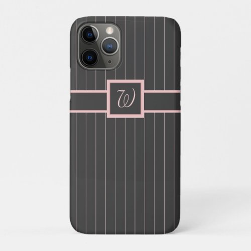 Black with Pink Pinstripes Case_Mate Case