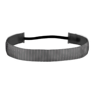 Black with Pink Pinstripes Headband