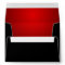 Black with Red Effect Lined