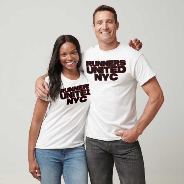 Black with Red Outline T-Shirt (Unisex)