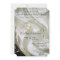 Black with Silver & Gold on Champagne Silk Wedding