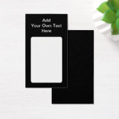 Black with White Area and Custom Text. (Desk)