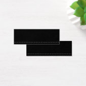 Black with White Dot Skinny Card (Desk)