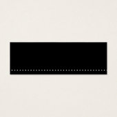 Black with White Dot Skinny Card (Front)