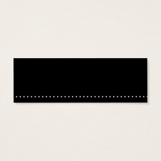 Black with White Dot Skinny Card