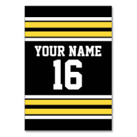 Black & Yellow Stripe Jersey, Team ID Jersey