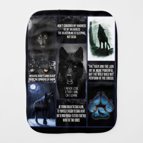 Black Wolf Blanket Animal Love Gift Blanket