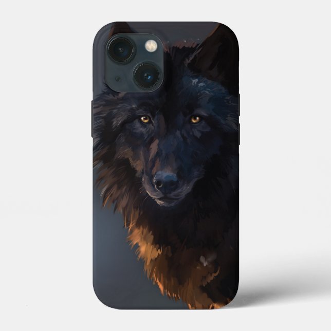 Black wolf Case-Mate iPhone case (Back)