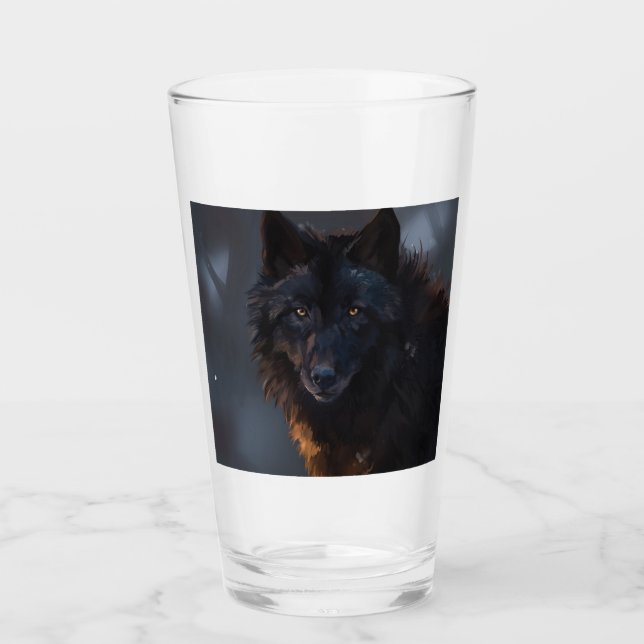 Black wolf glass (Front)