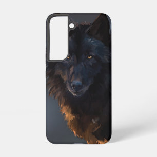 black wolf samsung galaxy s22 case