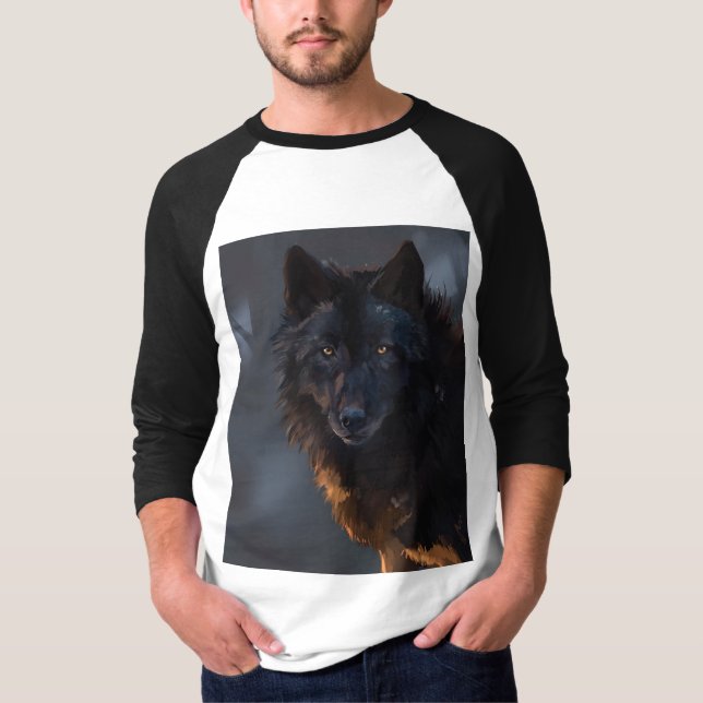 Black Wolf T-Shirt (Front)