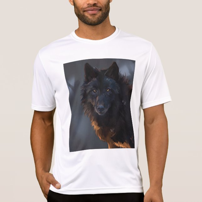 Black Wolf T-Shirt (Front)