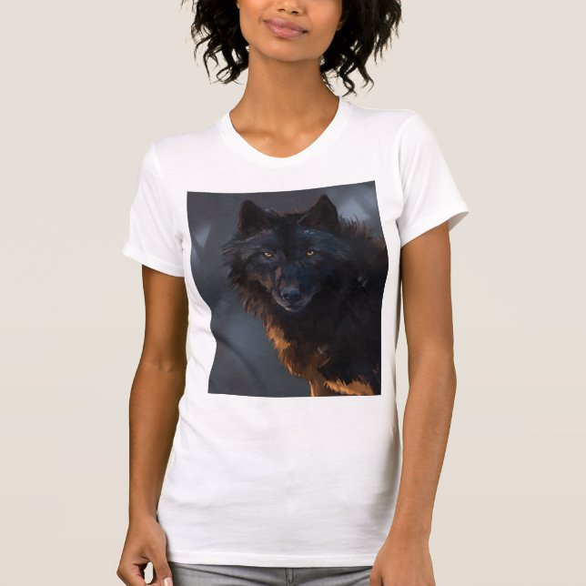 Black Wolf T-Shirt (Front)