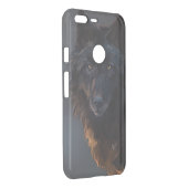 Black wolf uncommon google pixel XL case (Back/Right)