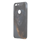 Black wolf uncommon google pixel XL case (Back/Left)