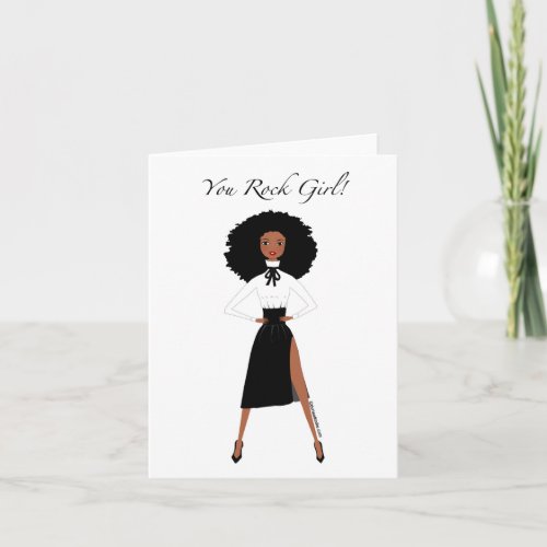 Black Woman Birthday Card