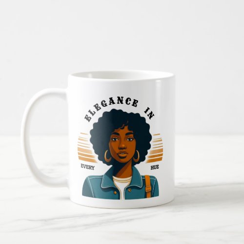 Black woman coffee mug
