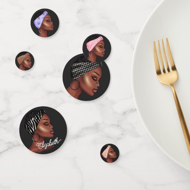 Black Woman Confetti (Group)
