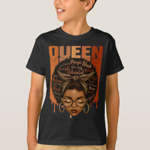 Black Woman Educated Strong Black History Month Gi T-Shirt