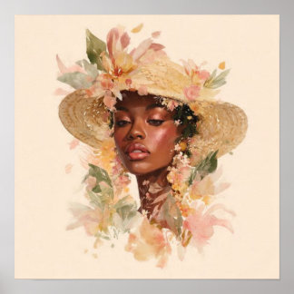 Black Woman Empowerment Art Poster