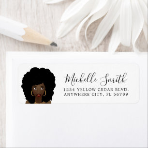Black Woman, Natural Hair Beauty Label