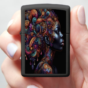 Black Woman Strength And Beauty Zippo Lighter