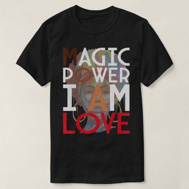 Black Woman T-Shirt (Design Front)
