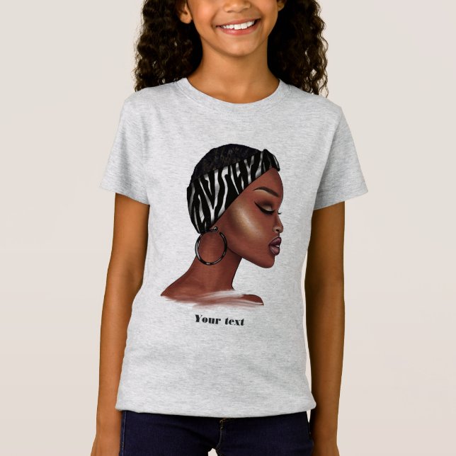Black Woman T-Shirt (Front)