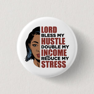 Black women African American melanin women sista Button