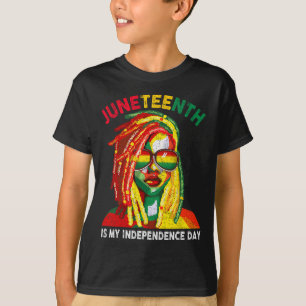 Black Women Art Juneteenth Is My Independence Day T-Shirt