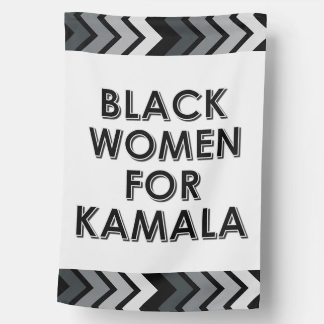 BLACK WOMEN FOR KAMALA HOUSE FLAG (Front)
