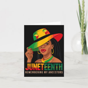 Black Women Freedom Juneteenth 1865 Remembering My Card