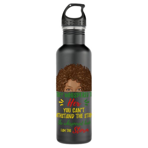 Black Women Gift African American Pride Black Hist Stainless Steel Water Bottle