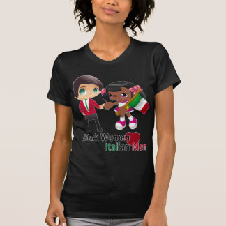 Black Women Italian Men T-shirt Black - Women