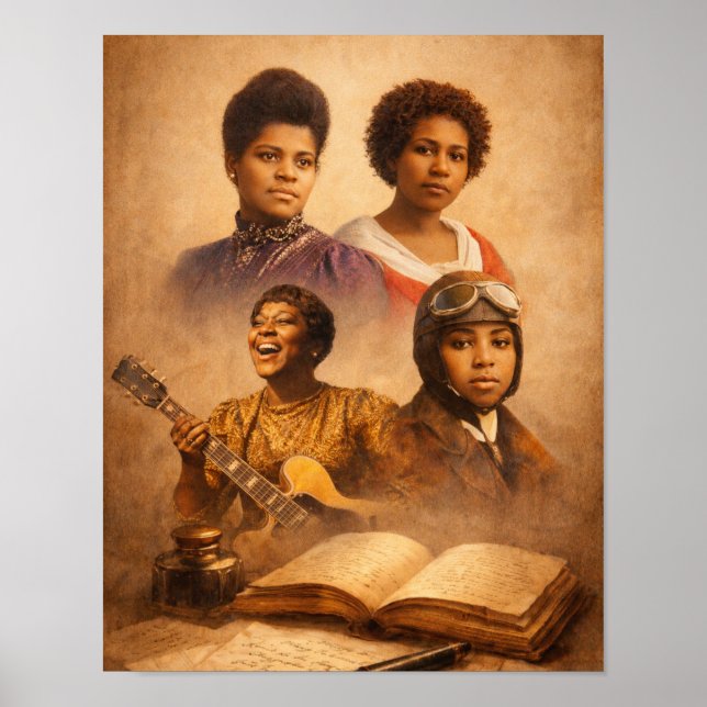 Black Women Legends Poster (Front)