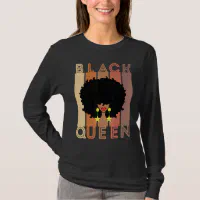 Purple Black Girl Magic T-Shirt Womenmelanin Queen Pride