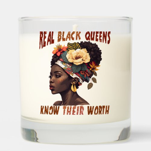 Black Women Now Their Worth Scented Candle