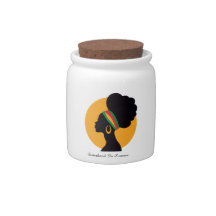 Black Women Reflecting Candy Jar
