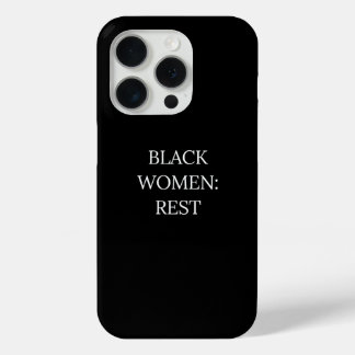 Black Women Rest Phone Case