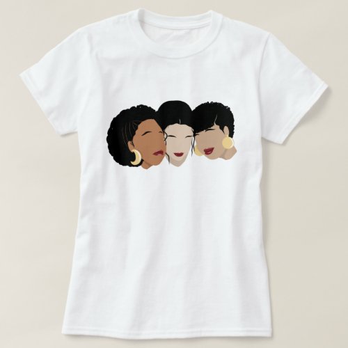 Black Women Sister Friends T_Shirt