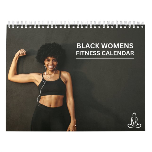 Black Women's Fitness Calendar - NEW (Cover)