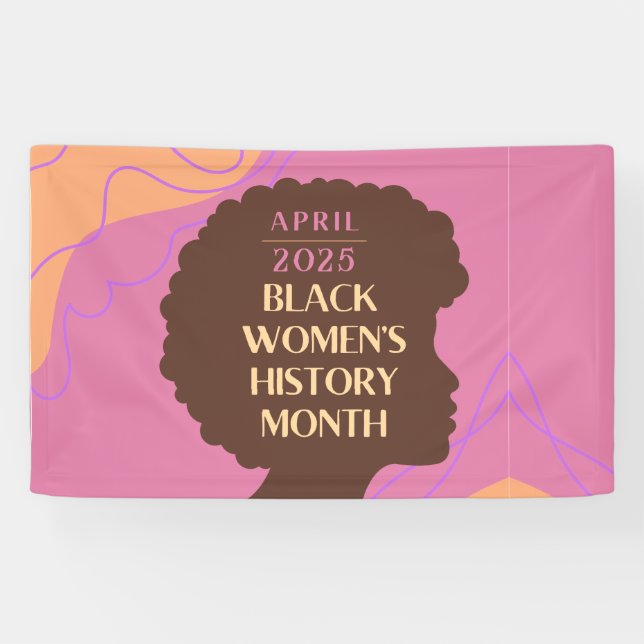 Black Women's History Month Banner (Horizontal)