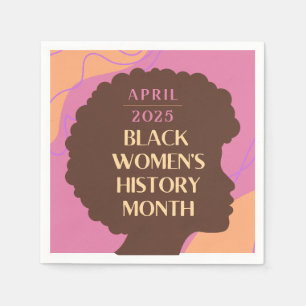 Black Women's History Month Napkins