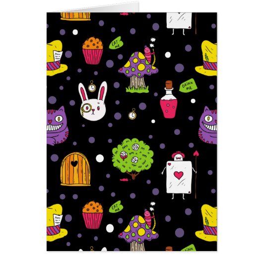 black Wonderland Cards (Front)