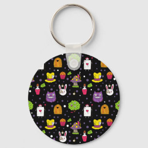 black Wonderland Keychain