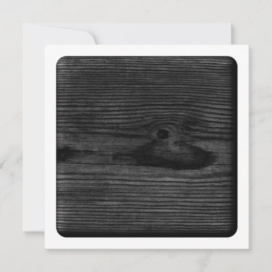 Black Wood Image. (Front)