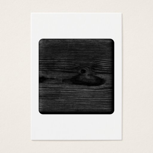 Customizable Black Wood Image. Business Card Template