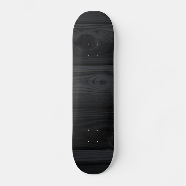 BLACK WOOD STRIPES BACKGROUNDS WALLPAPER TEMPLATE SKATEBOARD DECK (Front)